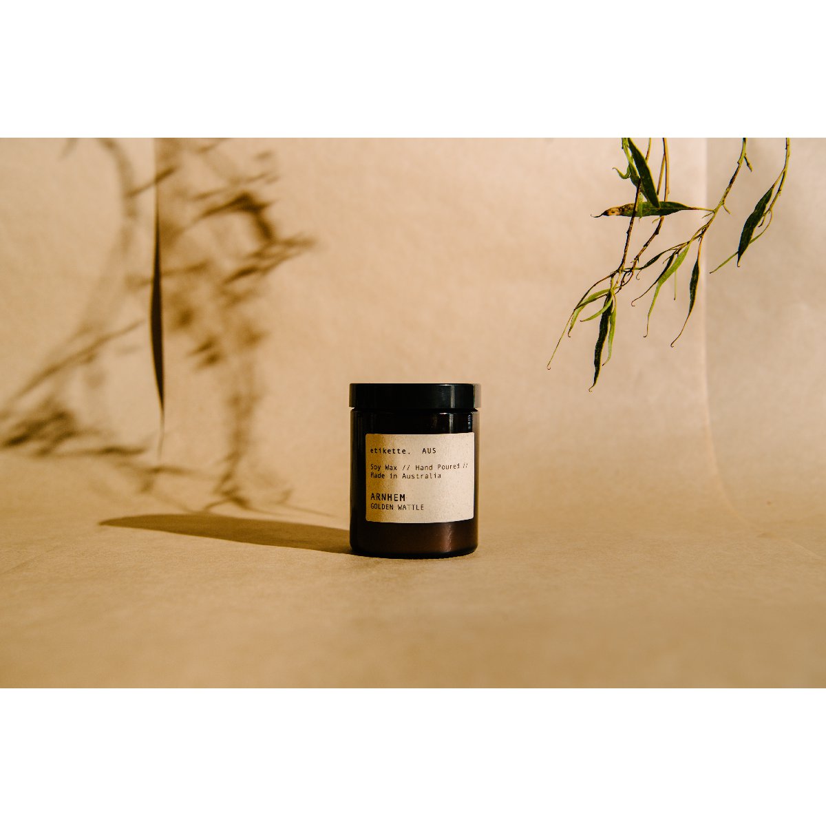 Etikette soy candle | arnhem golden wattle | 175ml