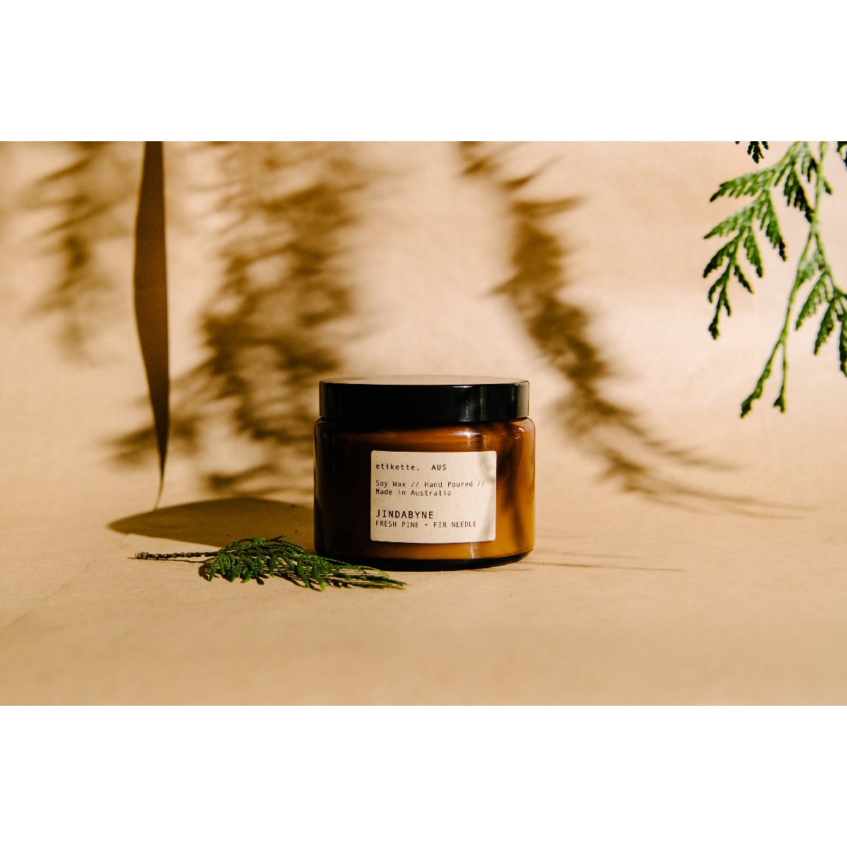 Etikette soy candle | jindabyne fresh fir & pine needle | 500ml
