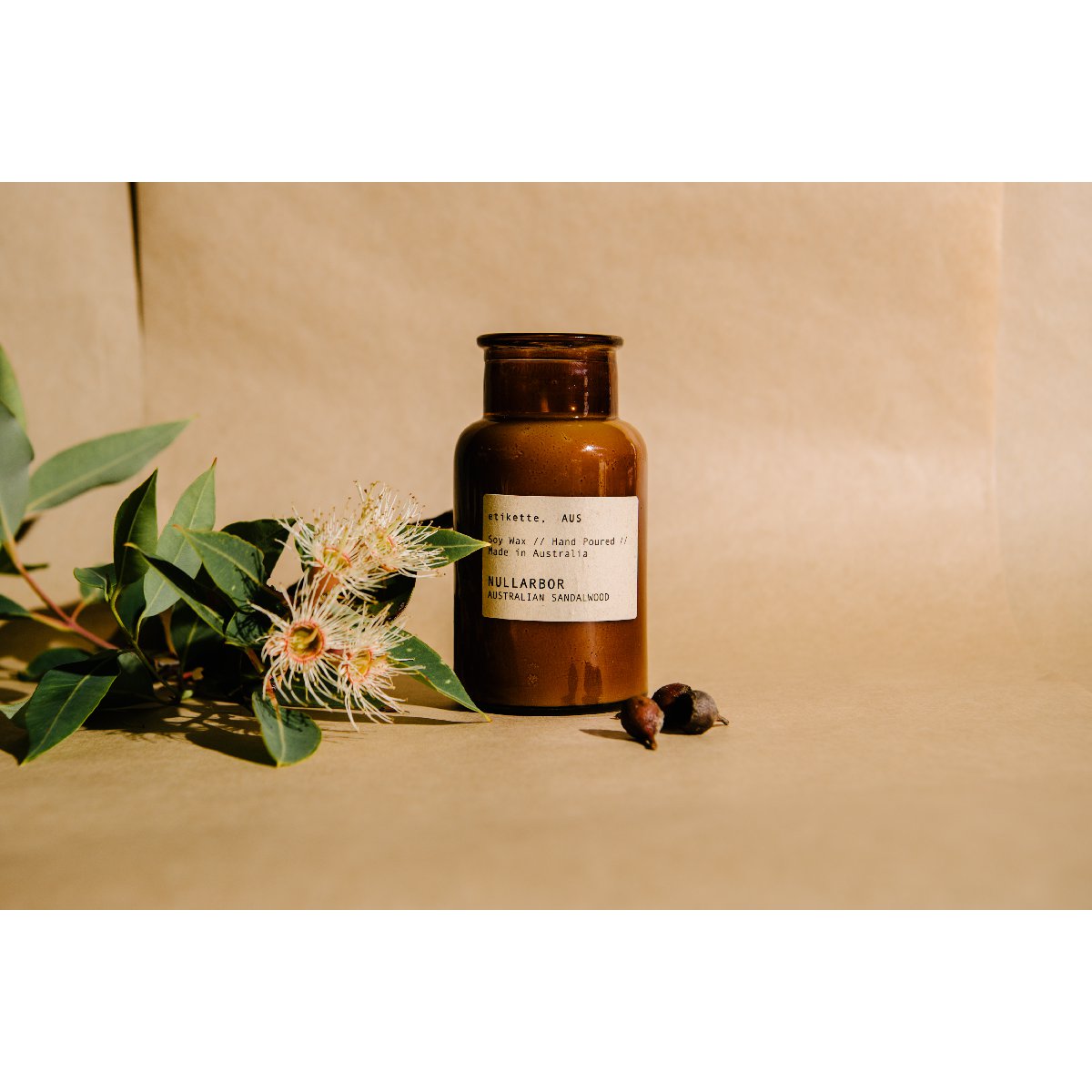 Etikette soy candle | nullabor australian sandalwood | 250ml