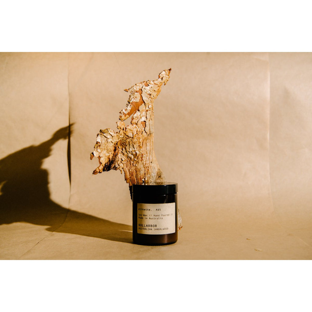 Etikette soy candle | nullabor australian sandalwood | 175ml