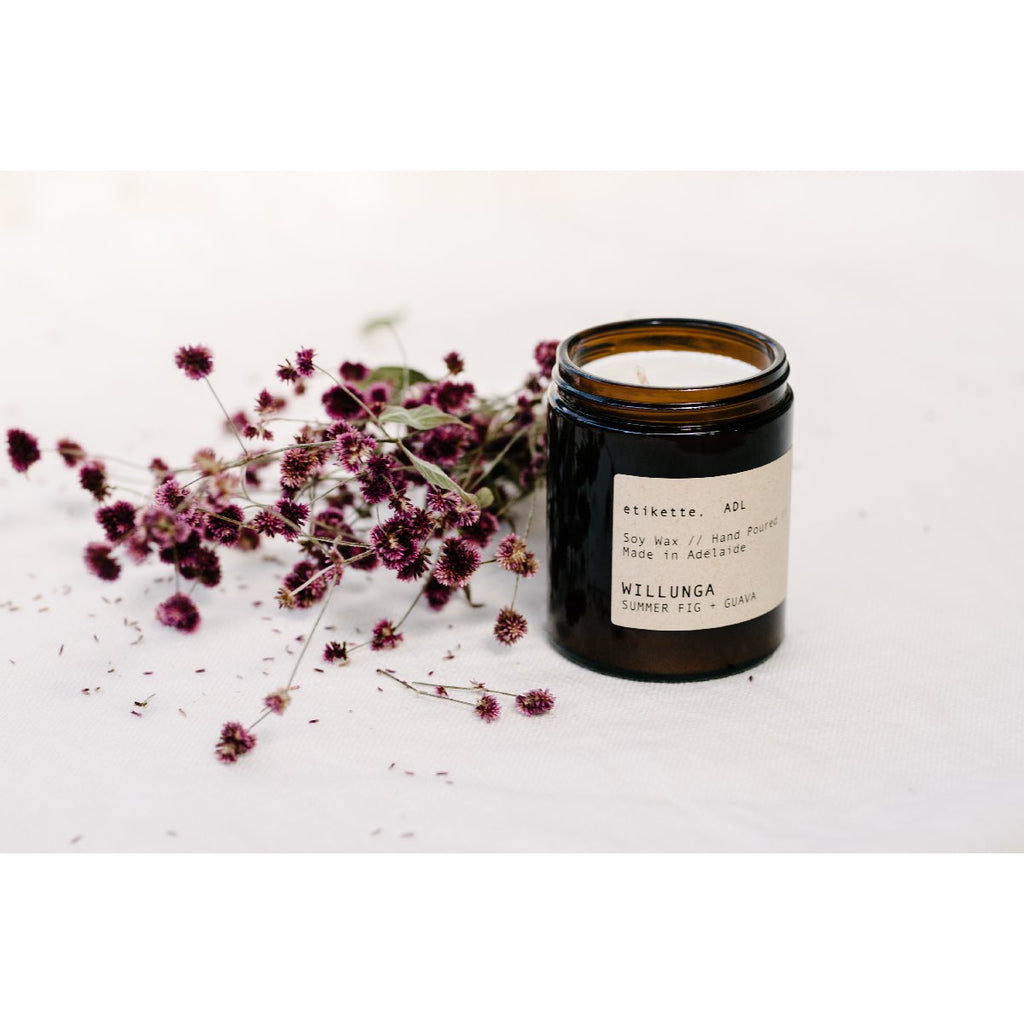 Etikette soy candle | willunga fig & guava | 175ml