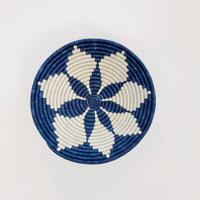 mondocherry - "hope" African woven bowl | large | blue night #2