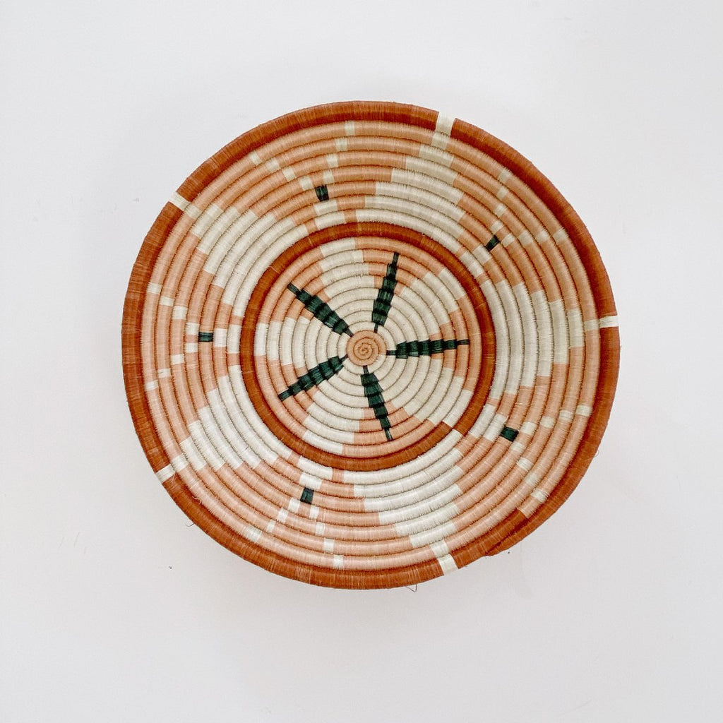 mondocherry - "Kwizera" African woven bowl | XL | apricot #1