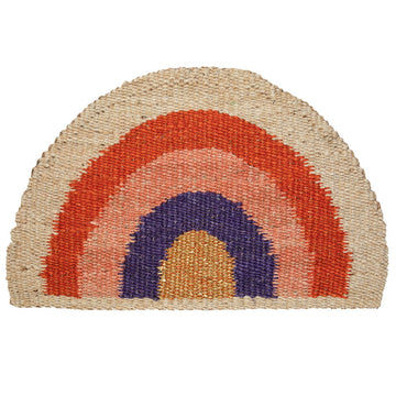 Langdon | "Rainbow #1" handwoven doormat
