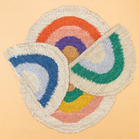 Langdon | "Rainbow #2" handwoven doormat - collection