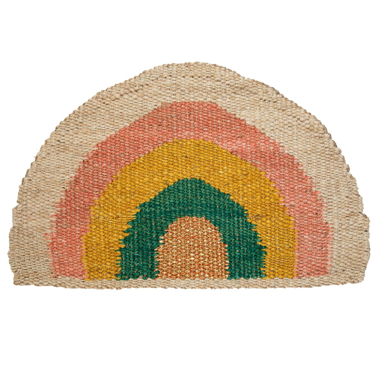 Langdon | "Rainbow #2" handwoven doormat