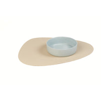 mondocherry - Lilly + Dash | pet placemat | beige - bowl