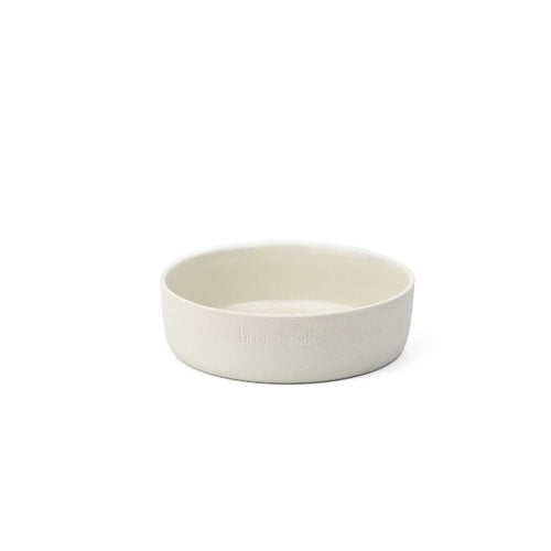 mondocherry - Lilly + Dash | ceramic dog bowl | cloud