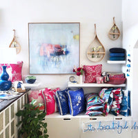 lola donoghue embellish #3 print on canvas displayed