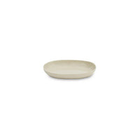 Marmoset Found ceramic cloud oval plate - chalk white
