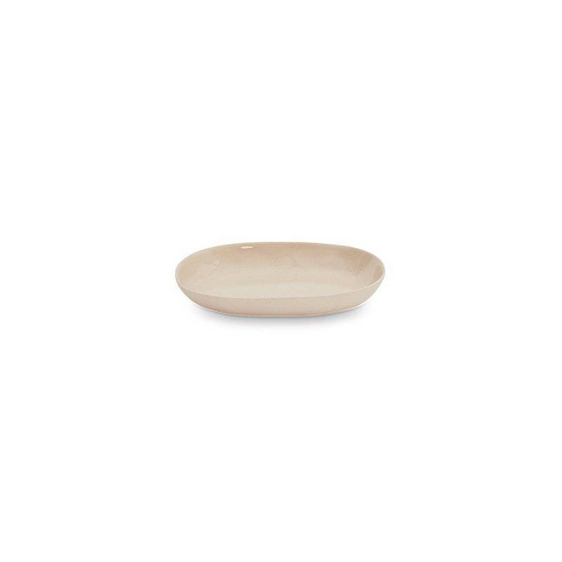 Marmoset Found ceramic cloud oval plate - icy pink