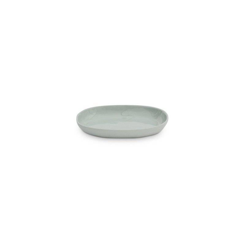 servingware - Marmoset Found | cloud oval plate | light blue | small - mondocherry