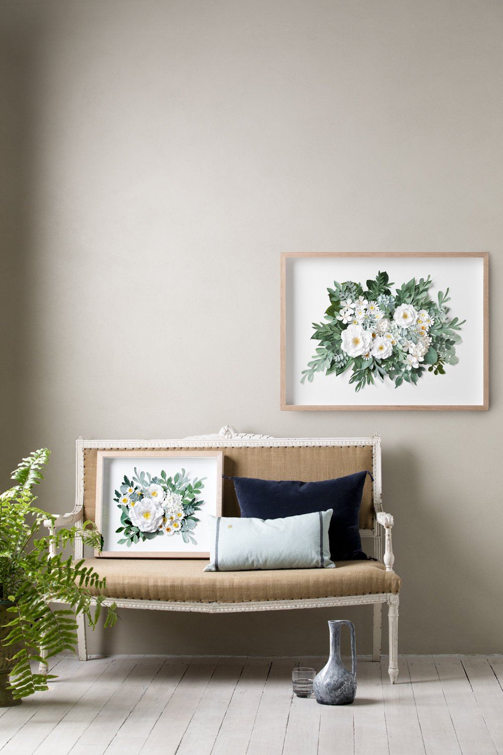 mondocherry botanical paper flower artwork collection