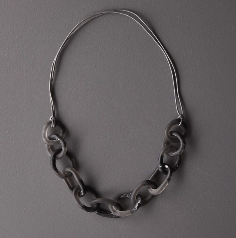 KeepResin Necklace 03 (black marble)-Jewellery-KeepResin-mondocherry