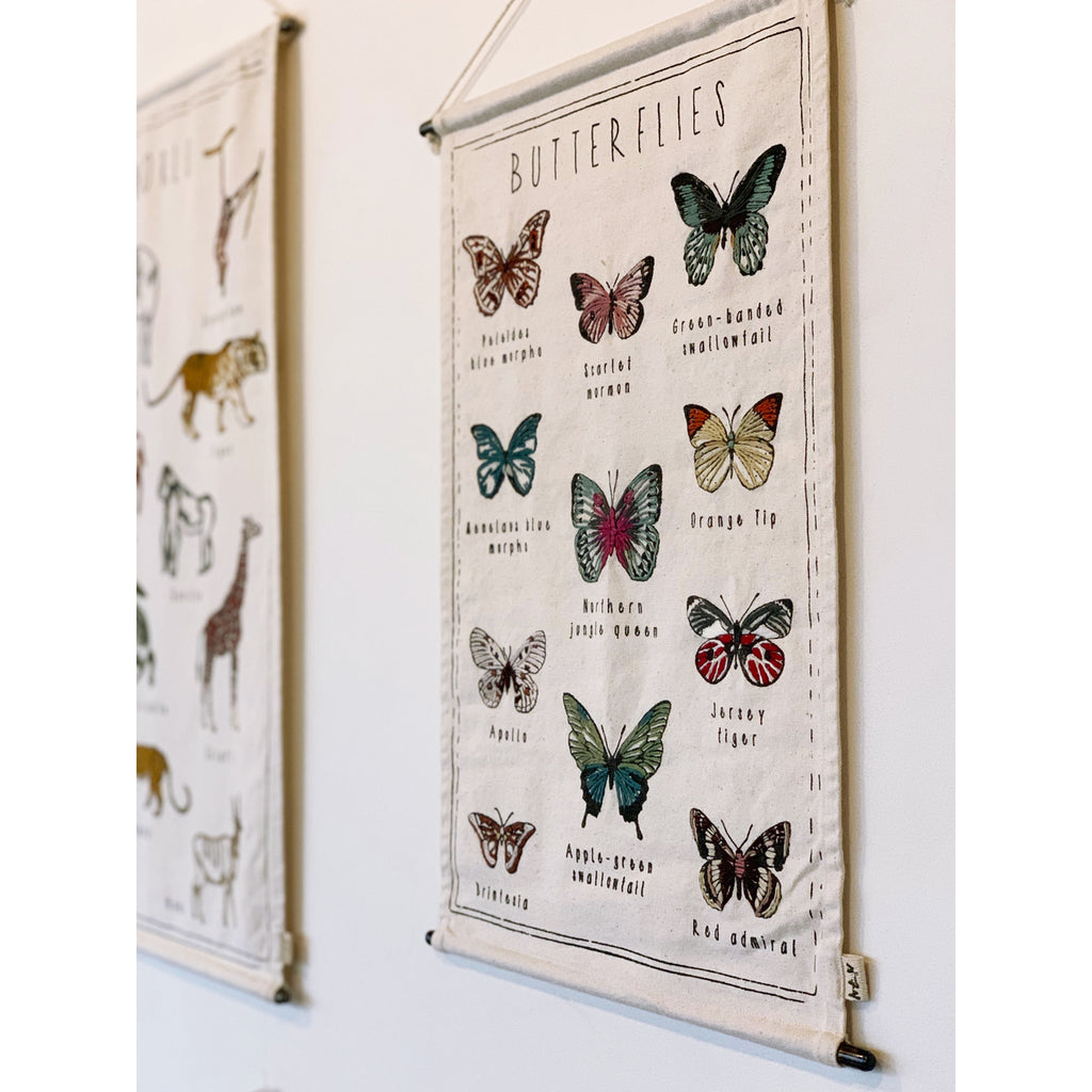 Numero74 | kids embroidery kit | butterflies - wall