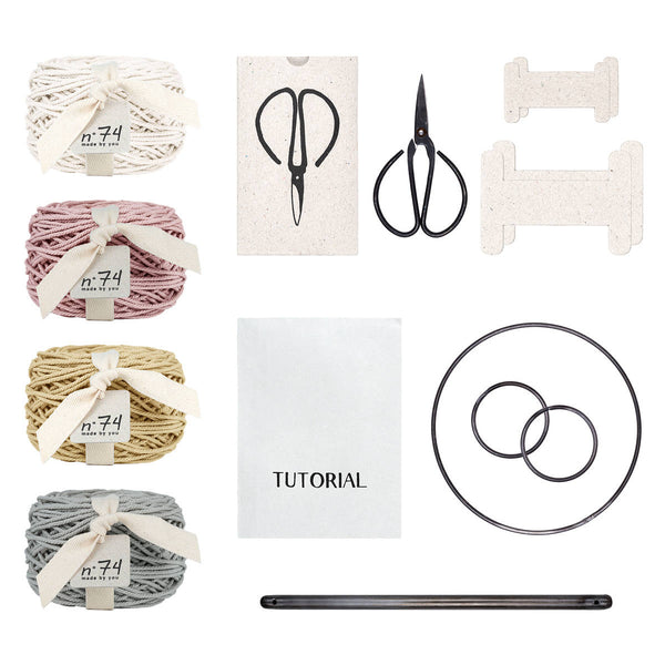 Numero74 | macrame freedom kit | whisper mix