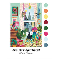 Paint Anywhere | New York Studio by Hebe Studio | Paint by Number Kit - complete