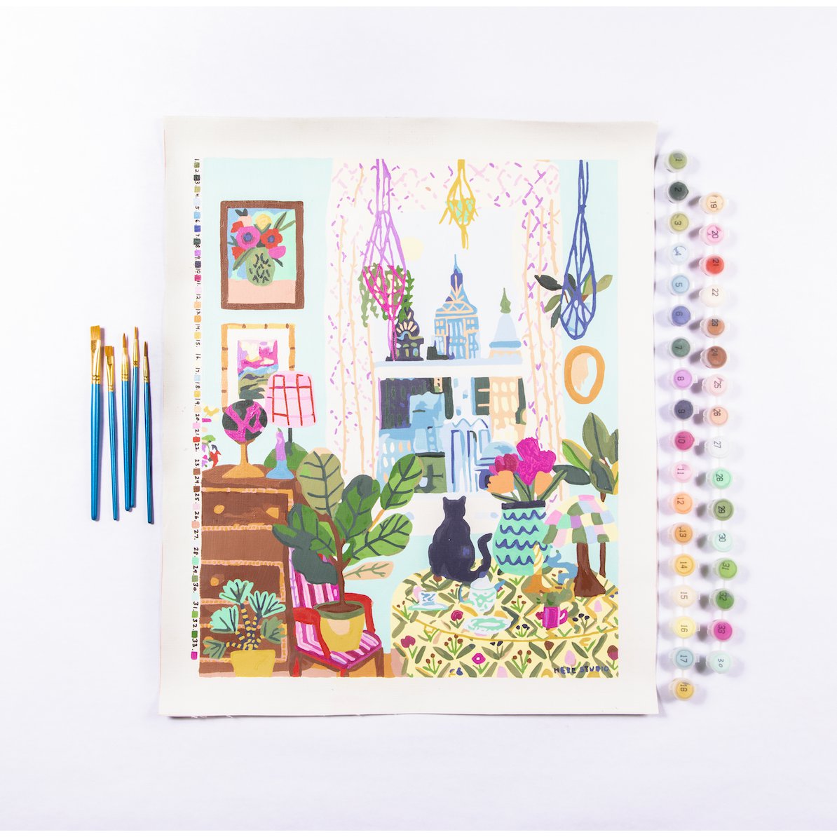 Paint Anywhere | New York Studio by Hebe Studio | Paint by Number Kit