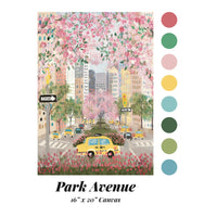 Paint Anywhere | Park Avenue Spring by Joy Laforme | Paint by Number - sample