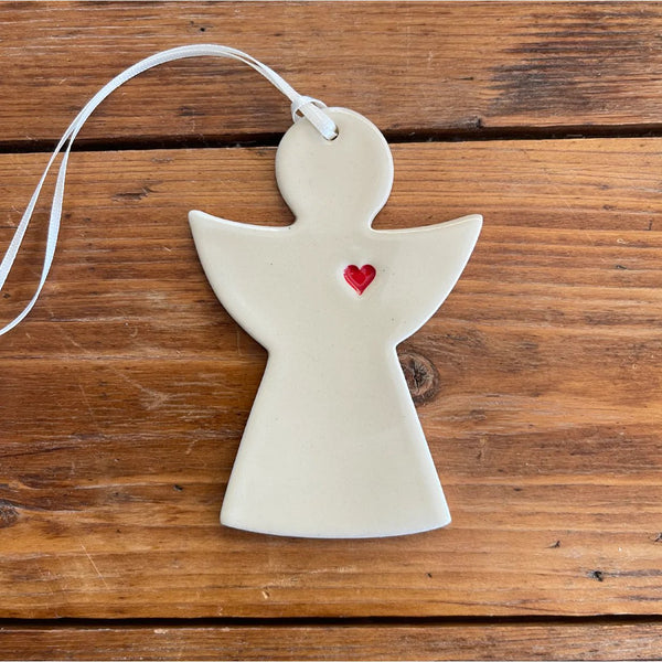 mondocherry - Paper Boat Press | angel heart ornament
