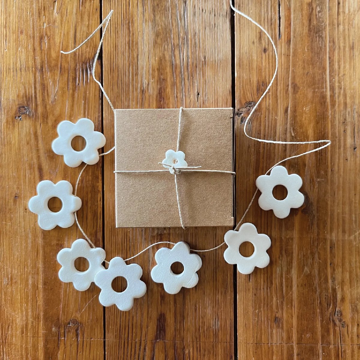 mondocherry - Paper Boat Press | ceramic garland | flowers