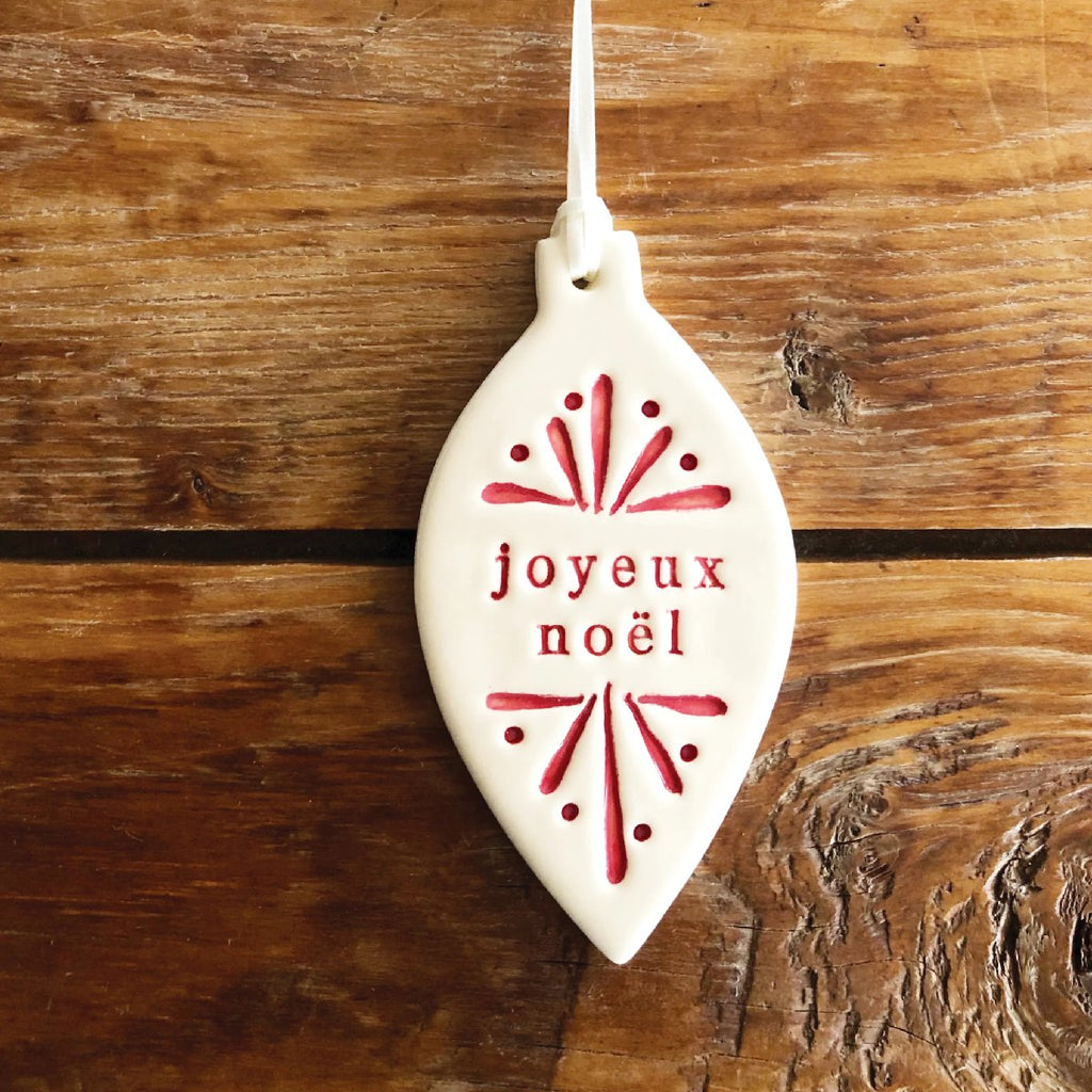 mondocherry - Paper Boat Press | joyeux noel ornament