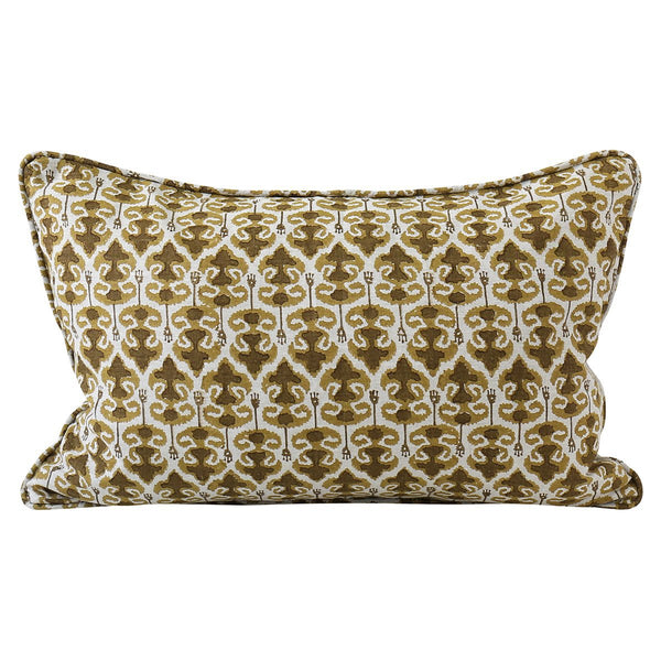 Walter G | zadar linen cushion | saffron