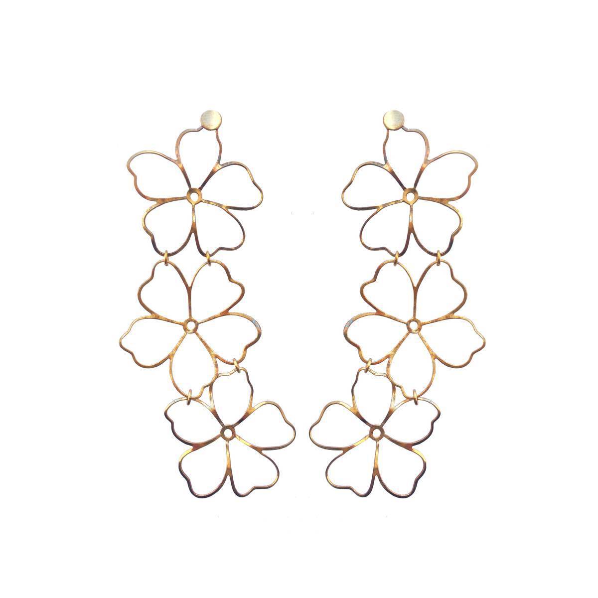 We Dream in Colour | Antheia earrings | gold