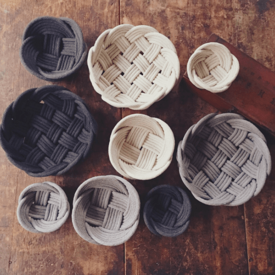 Crayon Chick weave bowl smoke grey - decorative - mondocherry - home : style : design - 2Crayon Chick | weave bowl | smoke grey | medium - table