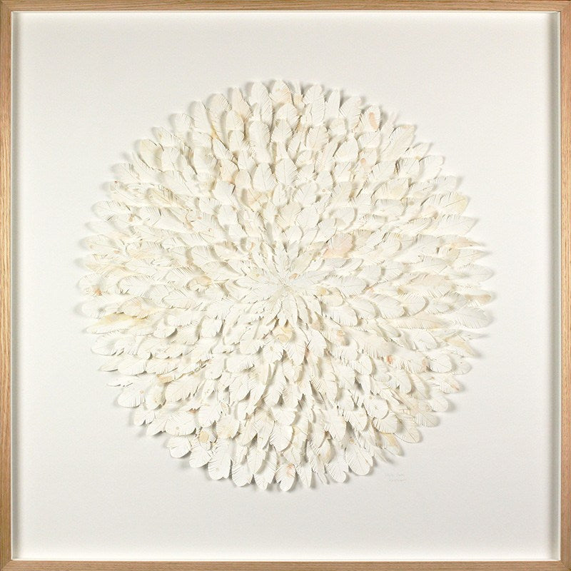 mondocherry - juju hat paper feather artwork - "white swan"