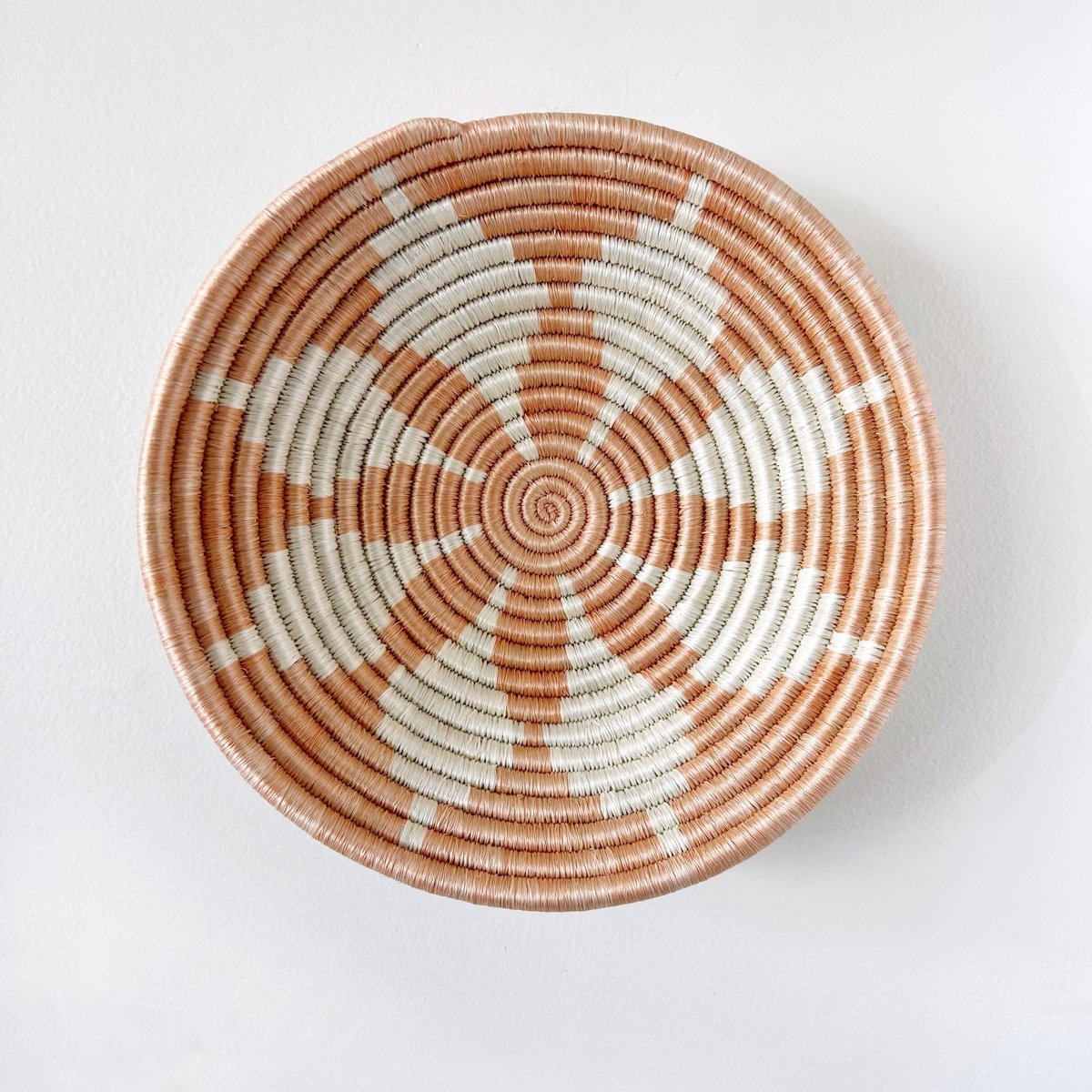mondocherry - African woven bowl "Hope" | medium | apricot #1