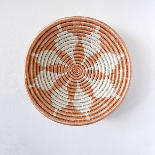 mondocherry - "Hope" African woven bowl | medium | apricot #2