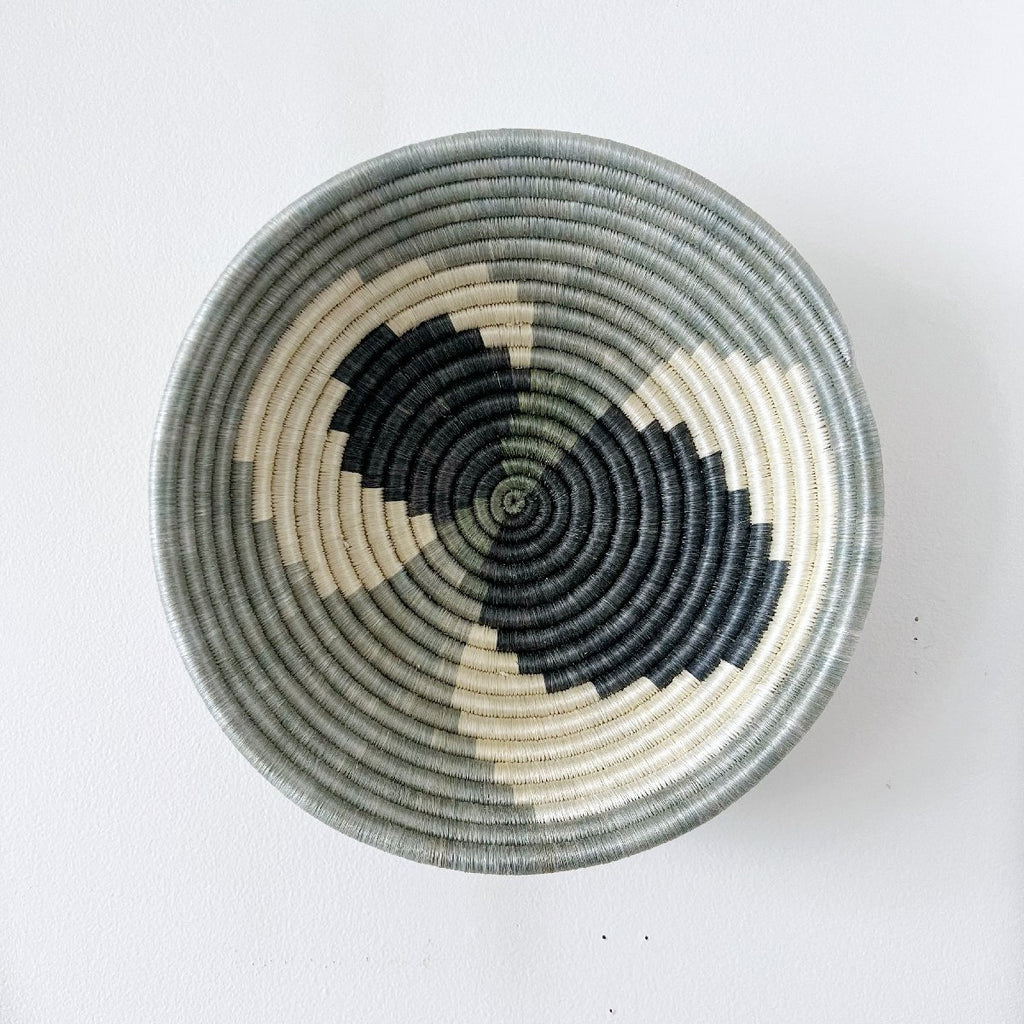 mondocherry - "Kabuga" African woven bowl | large | grey #1