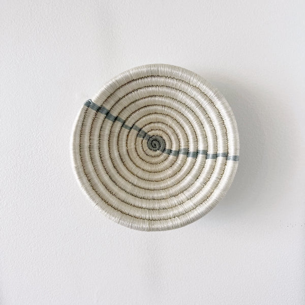 mondocherry - African woven bowl "Kizi" | small | grey #2