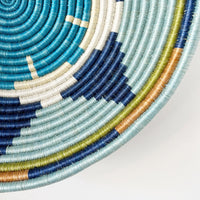 mondocherry - "mwangaza" woven bowl | jumbo - close