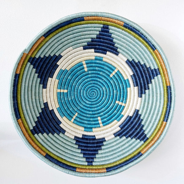 mondocherry - "mwangaza" woven bowl | jumbo