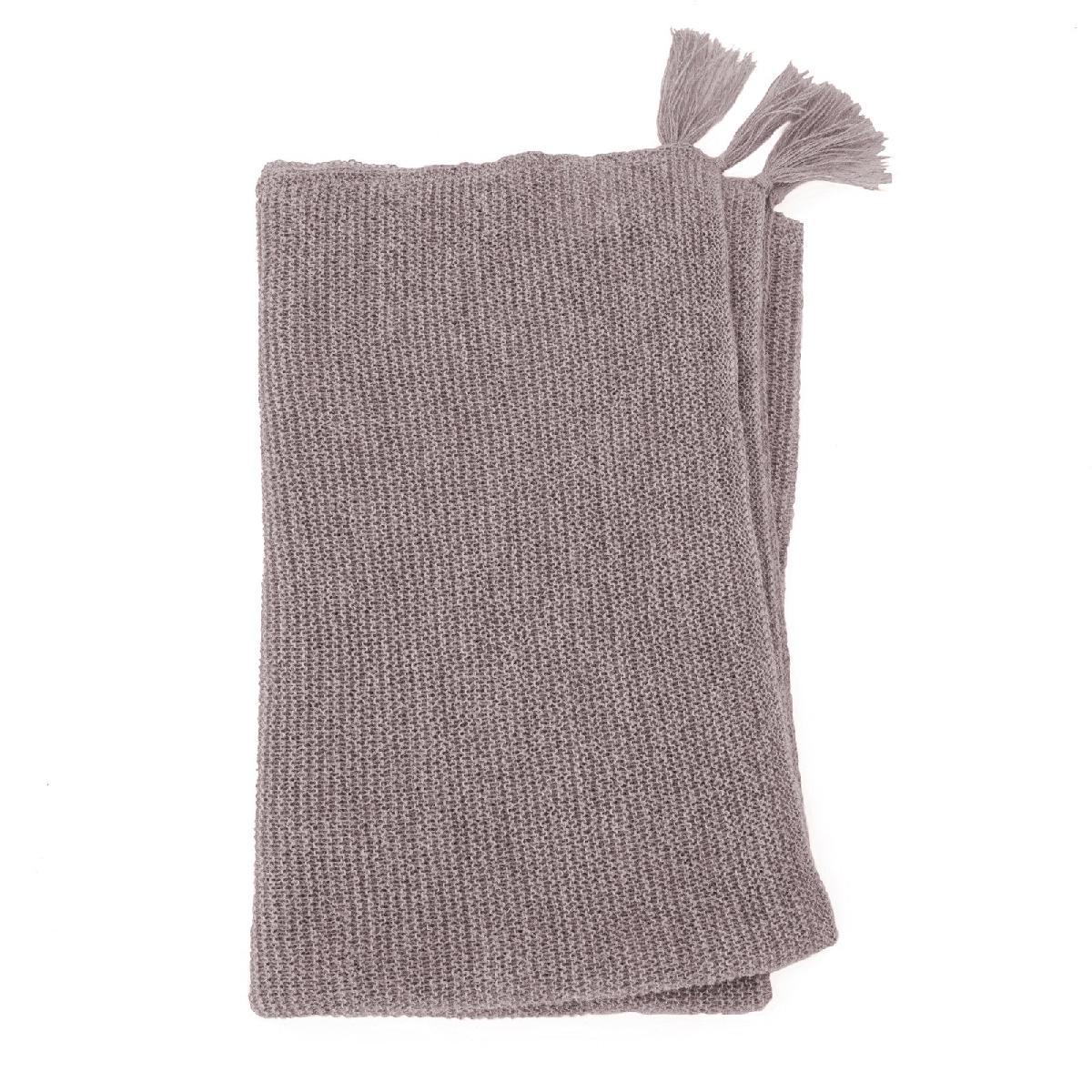 Blabla | baby alpaca blanket | heather - folded