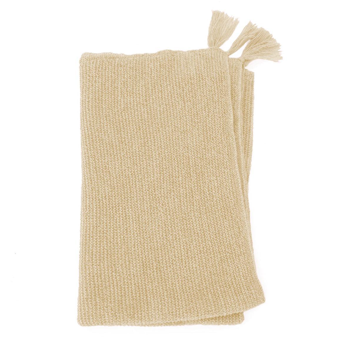 Blabla | baby alpaca blanket | oatmeal - folded