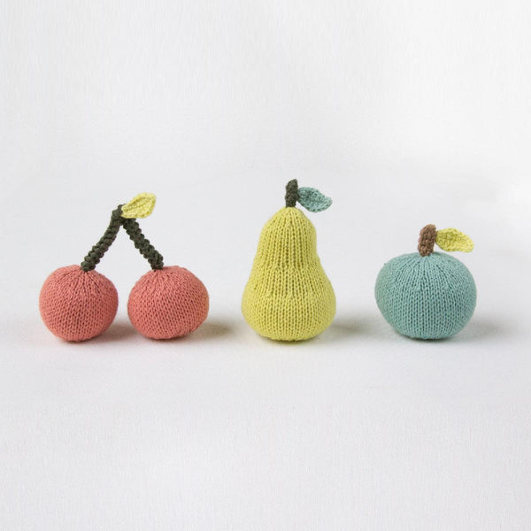 Blabla | cotton baby rattle | cherries - together