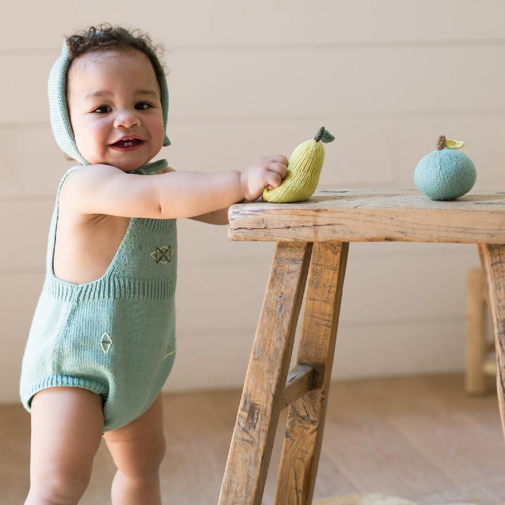 Blabla | cotton baby rattle | pear - play
