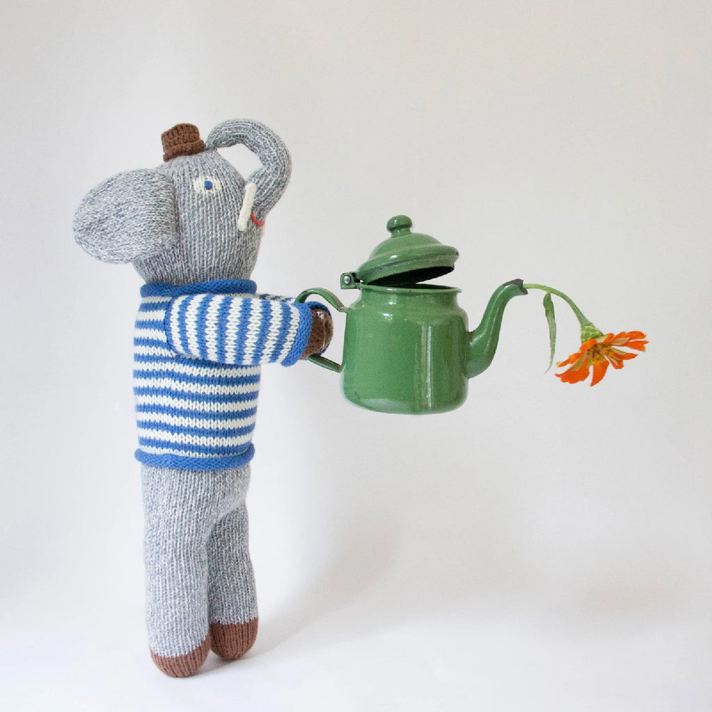 mondocherry - Blabla | "Rivier the Elephant" kids cotton doll - play