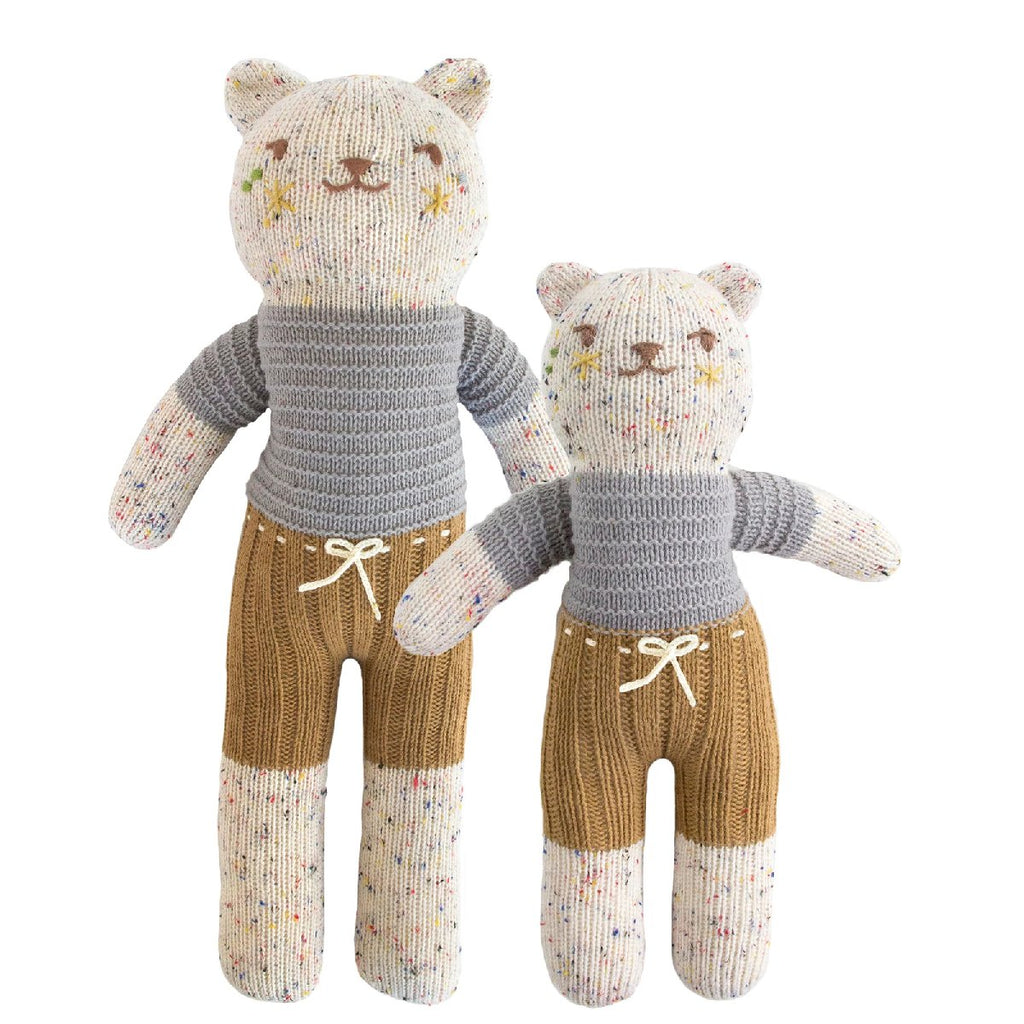mondocherry - Blabla | "Chestnut" tweedy bear kids cotton doll