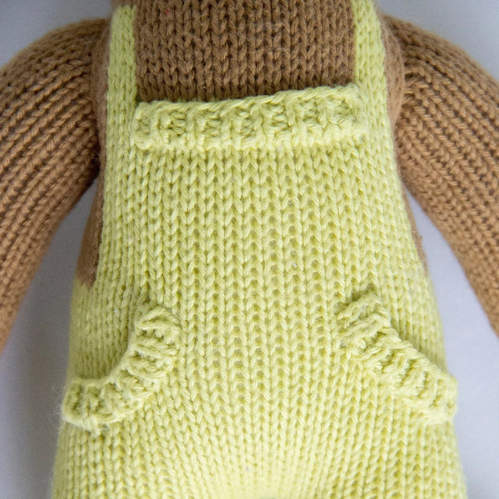 mondocherry - Blabla | "Yoyo the Monkey" kids cotton knit doll - close