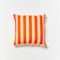 mondocherry | Bonnie and Neil | stripe cushion | red pink