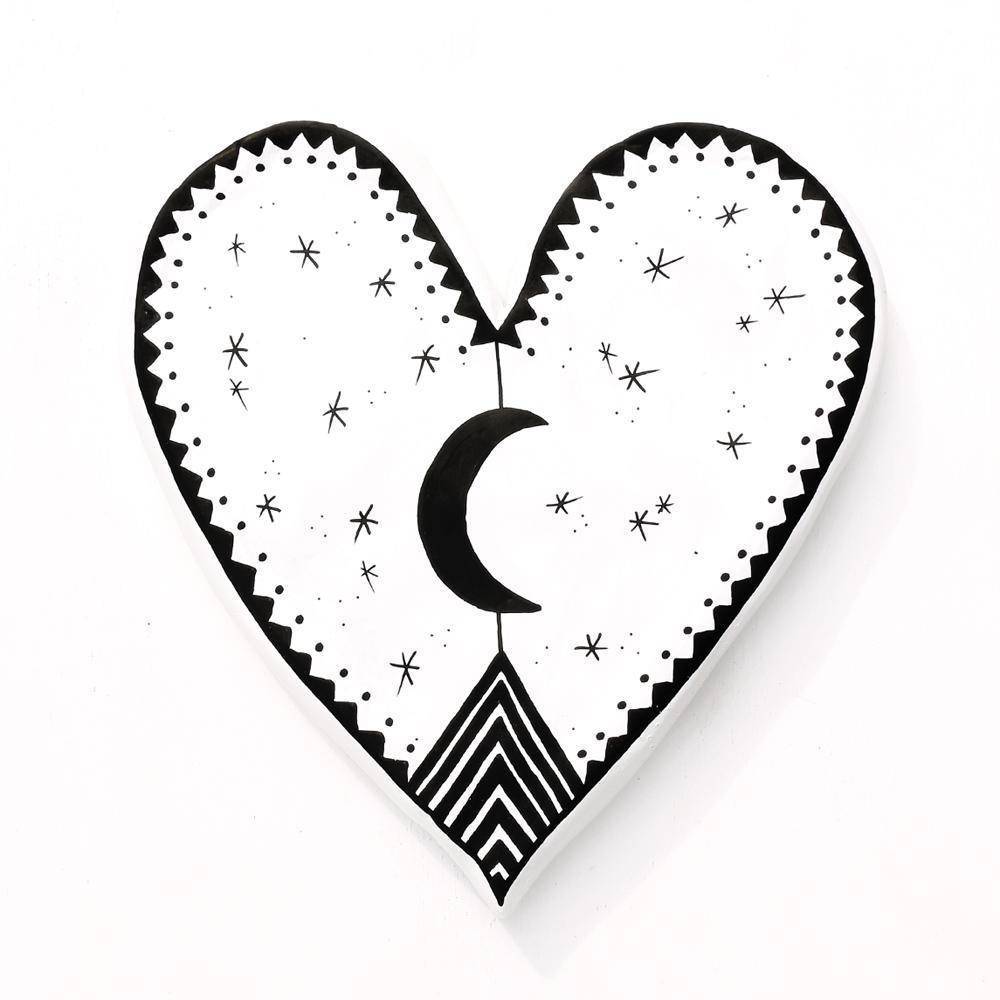 A Boy Named Aaron | Moon Musing Heart wall decor