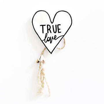 A Boy Named Aaron | True Love Mini Heart wall decor