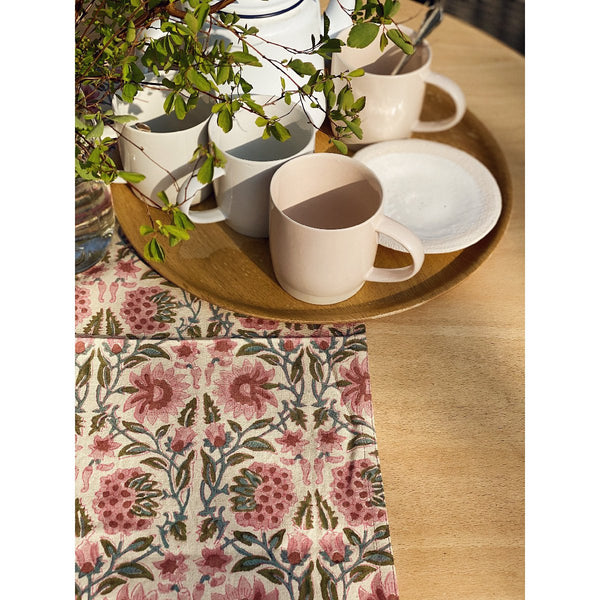 Bungalow | cotton teatowel | deoli rosy - table