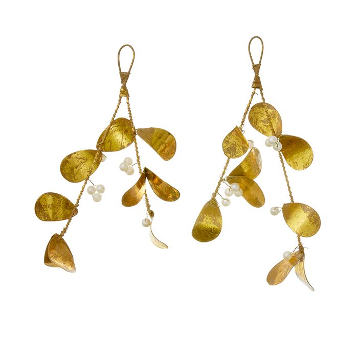 mondocherry - Bungalow | golden hanging mistletoe | XS set of 2