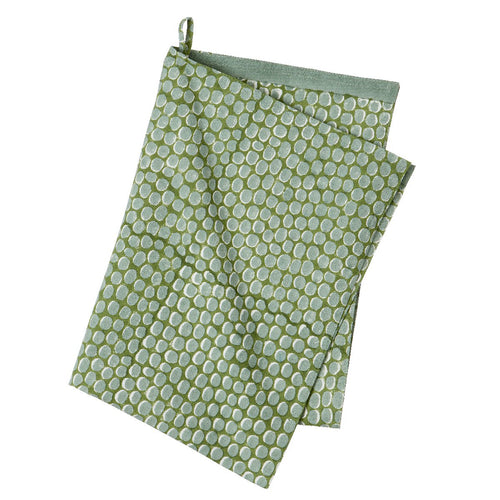 Bungalow | cotton teatowel | dot moss
