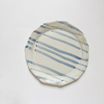 mondocherry - Clay Beehive | ceramic plate | stripes 1 | 14cm